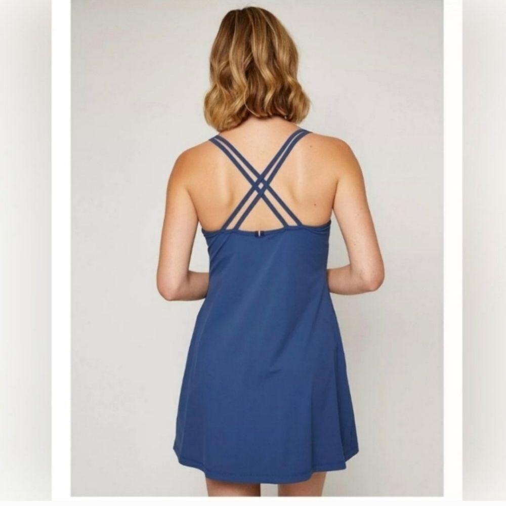 FourLaps Vitality Dress in Midnight Athletic Skort Dress